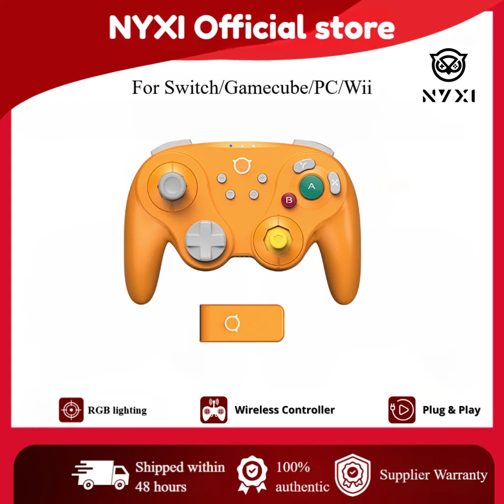 NYXI Warrior Wireless Game Controller for Nintendo Switch 2 GameCube PC Bluetooth Ergonomic Design Enhanced Gaming Experience