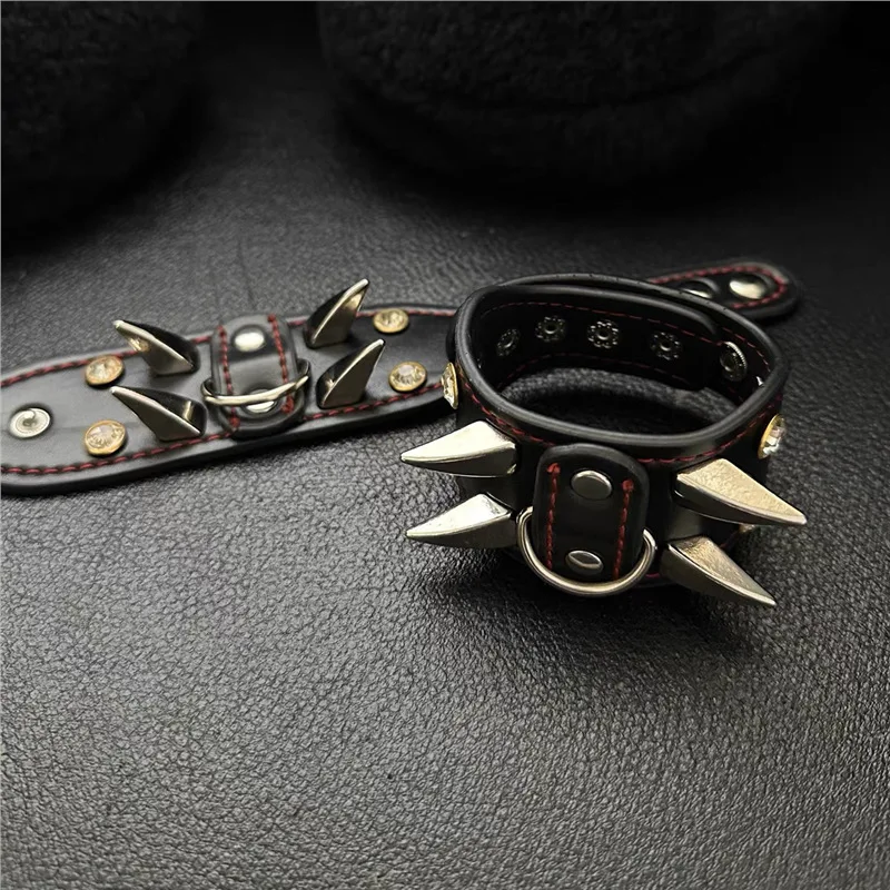 European andAmerican Fashion Personality Subculture Gothic Punk Rivet Metal Dark Niche Bracelet Y2k Armband Can Be Used Bracelet