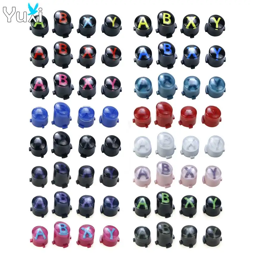 YuXi For Xbox One Elite 1 2 Replacement ABXY Buttons Key Replacement for Xbox Series X S Controller Button Kit