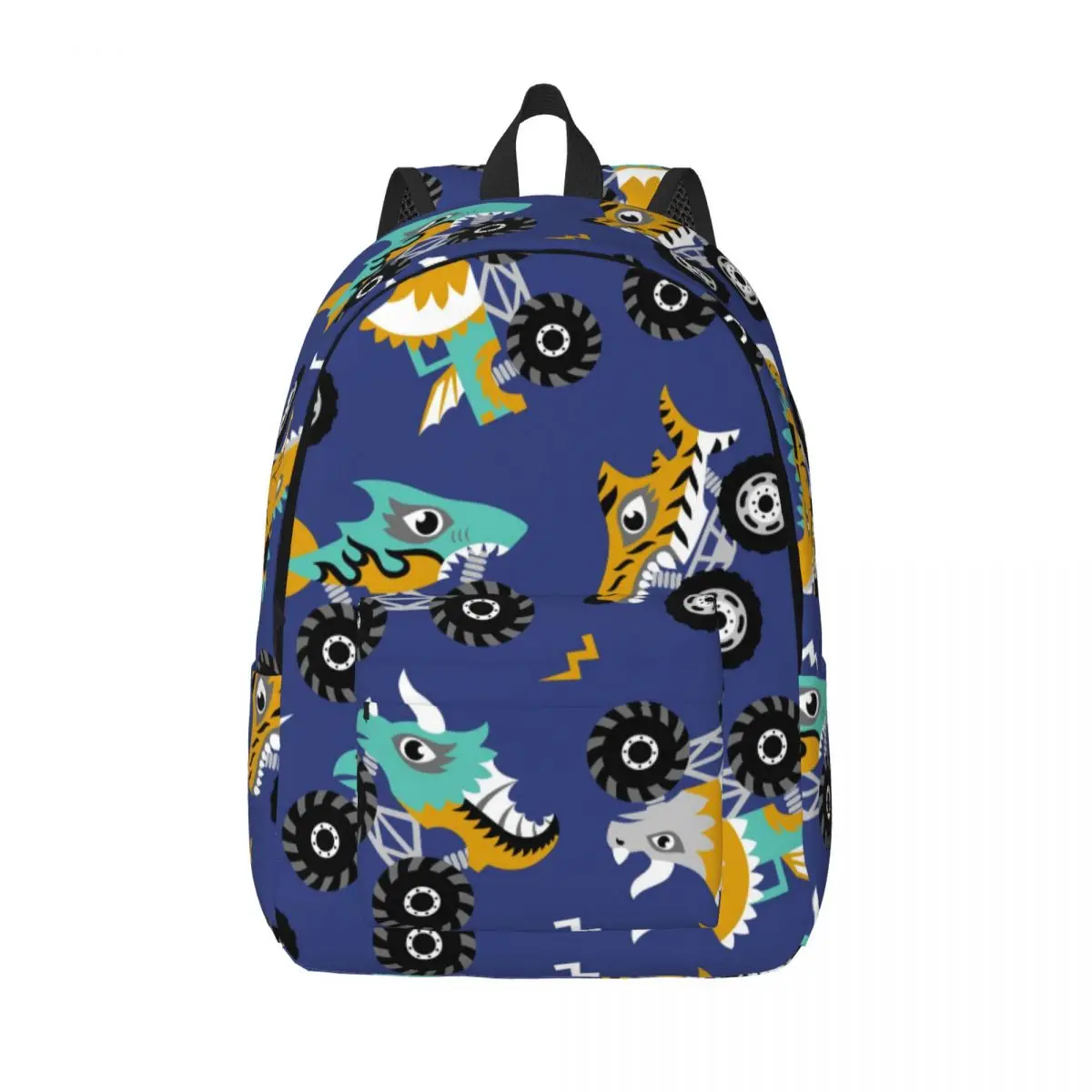 

Scary Animal Monster Trucks Backpack Male School Student Backpack Female Large Capacity Laptop Backpack