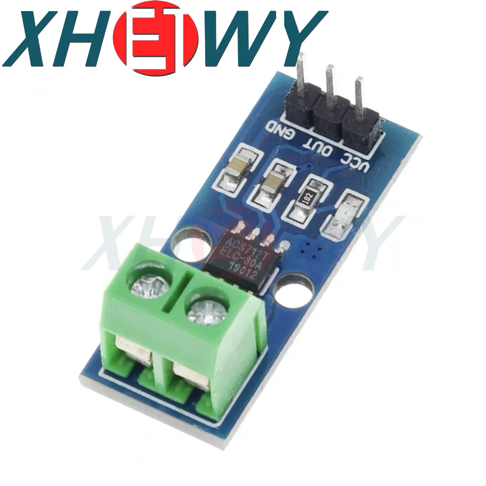 ACS712 5A 20A 30A диапазон холла, модуль датчика тока для Arduino ACS712-30A