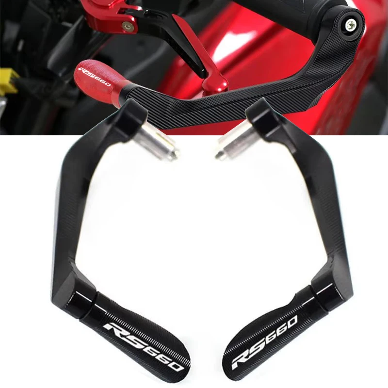 

Motorcycle CNC Handlebar Grips Guard Brake Clutch Levers Guard Protector For RS 660 RS660 2021-2023