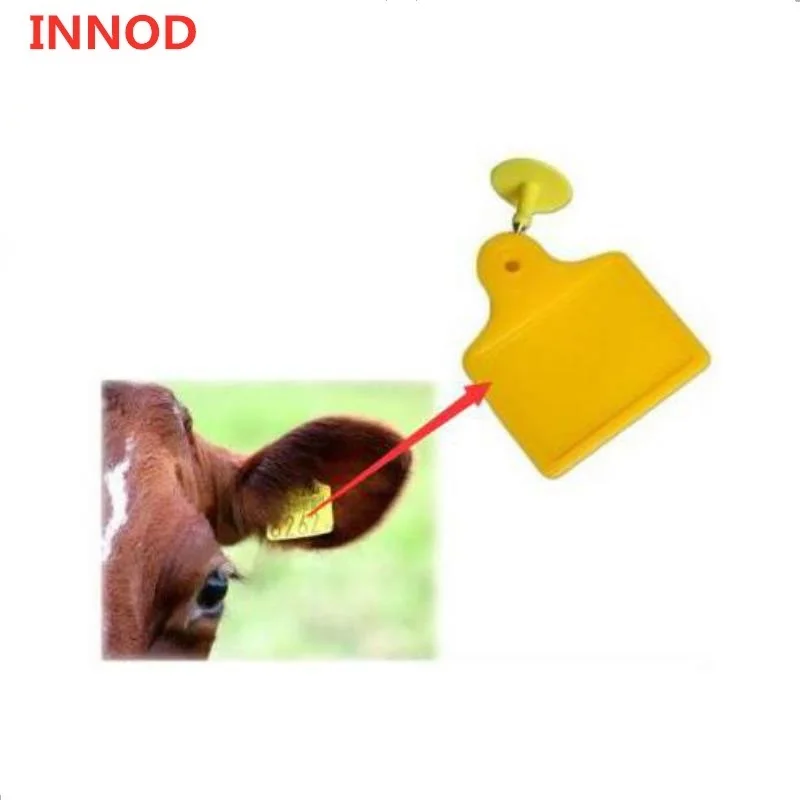 

ISO18000-6C livestock tracking animal ear tag electronic cattle sheep pigs cows tag long RFID UHF animal ear tag