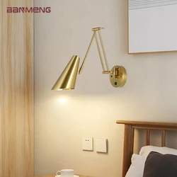 Modern E27 LED wall lamp adjustable lamp body sconces lights indoor lighting home decor living room bedroom bedside fixture