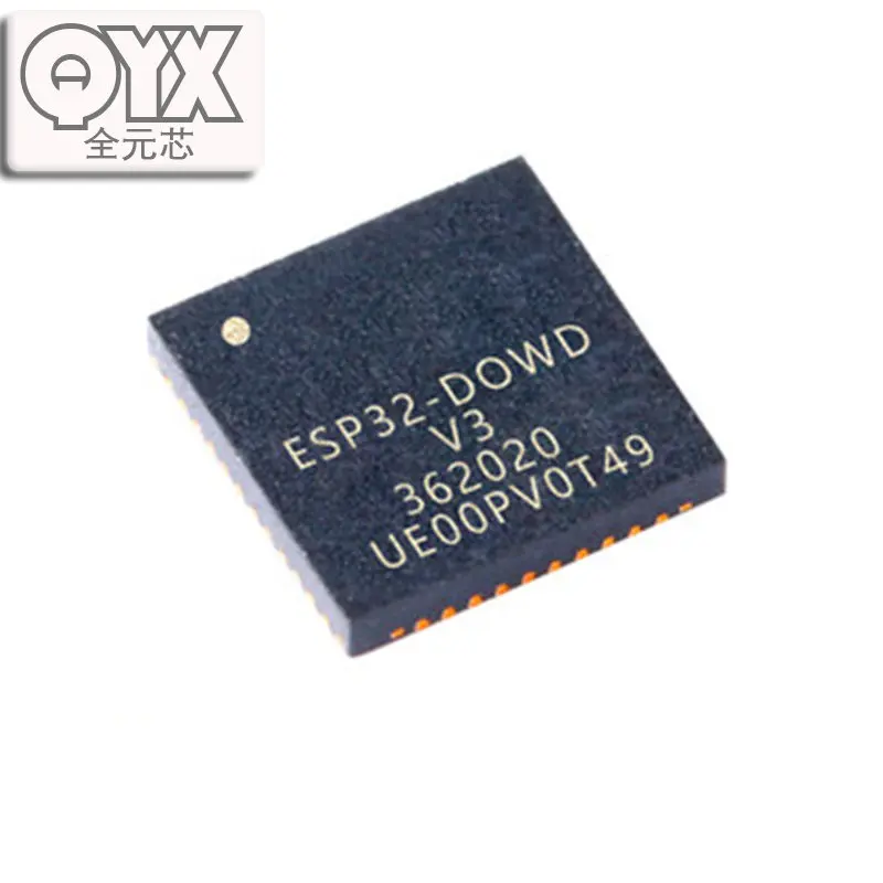 

10PCS/LOT NEW Original ESP32-D0WD-V3 QFN-48MCU Wireless Transceiver Chip Wi-Fi&Bluetooth Dual Core