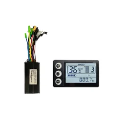 36/48V E-Bike Sine Wave 26A 500/750W SM Three Mode Brushless Controller with S866 Display for Electric Bicycle Tricycle