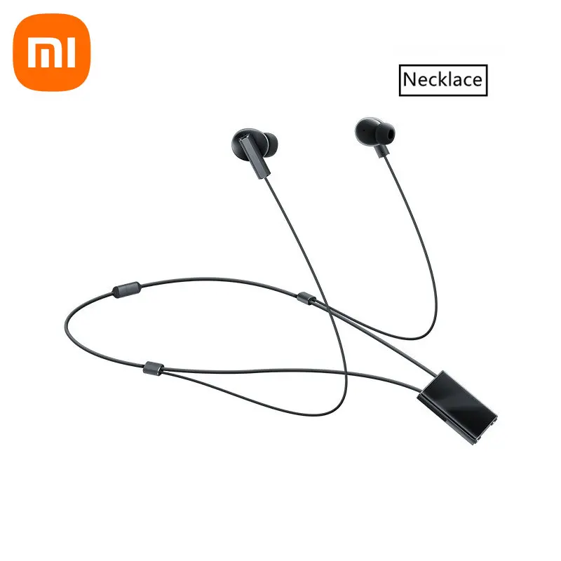 Xiaomi Noise Cancelling Bluetooth Earphone Necklace Wireless Earbuds 43dB Headphone Hi-Fi IPX5 With Mic Sport Headset