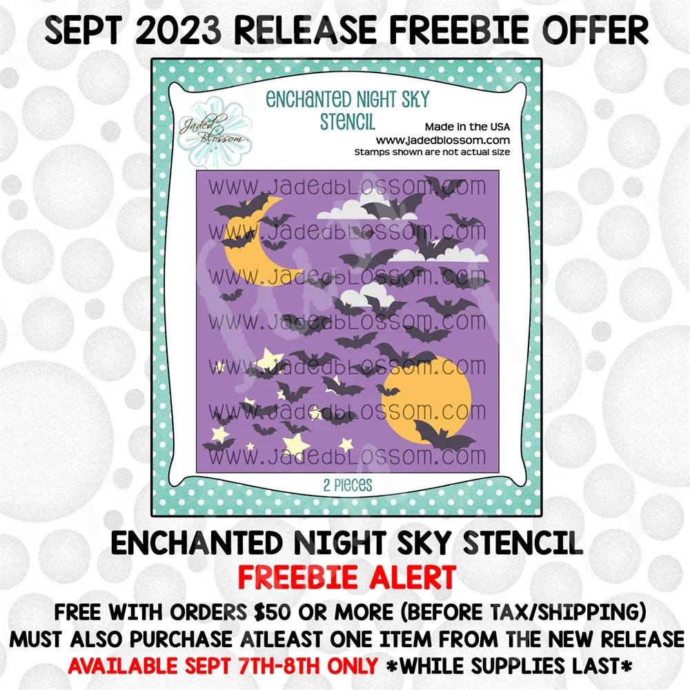 New Enchanted Night Sky Crafts Layering Stencils Reusable Template DIY Drawing Scrapbooking Coloring Folders Stencil Template