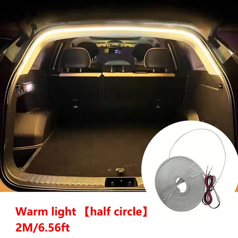 Auto hoge helderheid kofferbakverlichting omgevingslicht interieurdecoratie LED-bedrading gratis automatische detectie achterklep lichtstrip