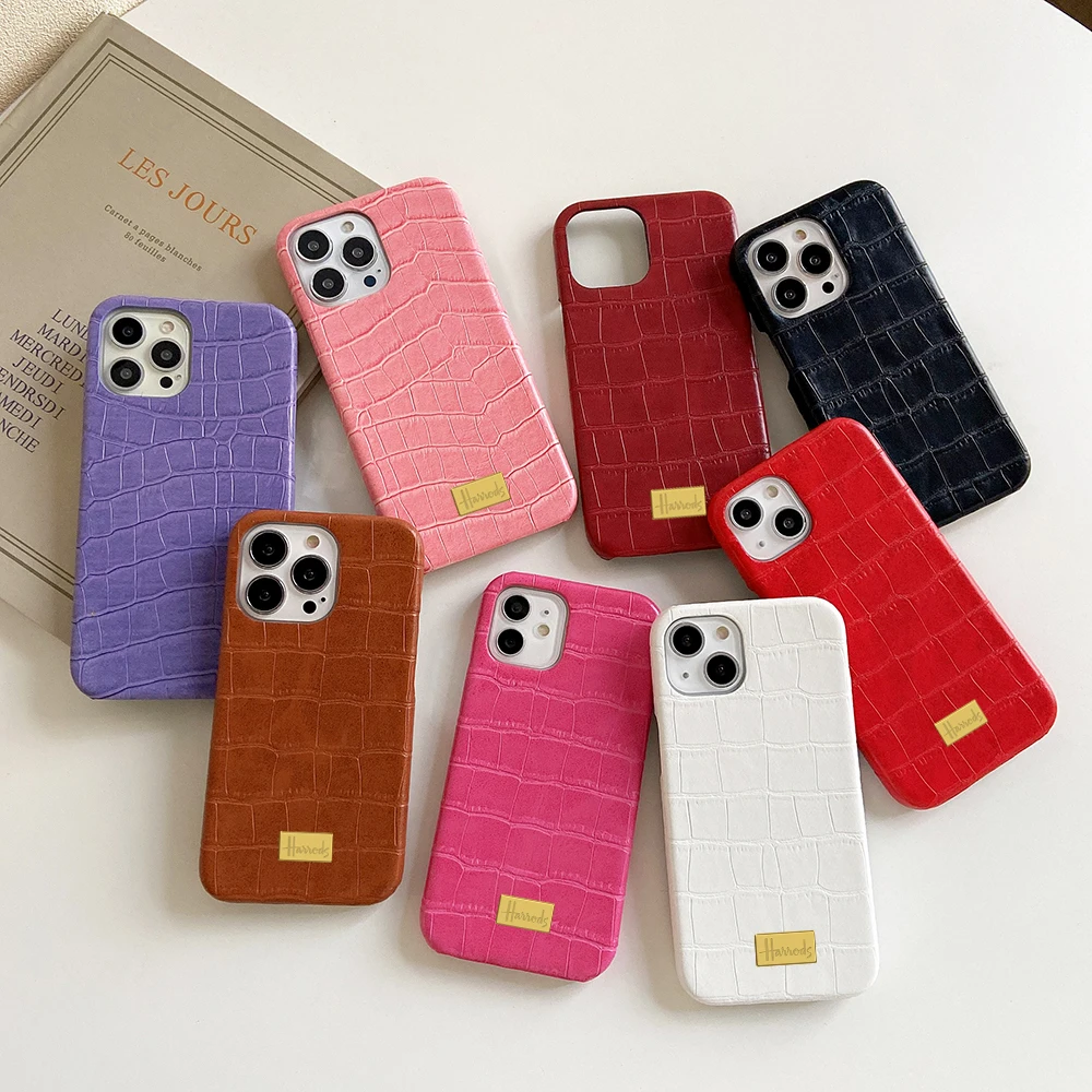 Luxury business Retro Animal PU leather Couple Case for iPhone 16 15 14 13 12 Phone Cover 15 13 12 11 Pro MAX Hard Cover Funda