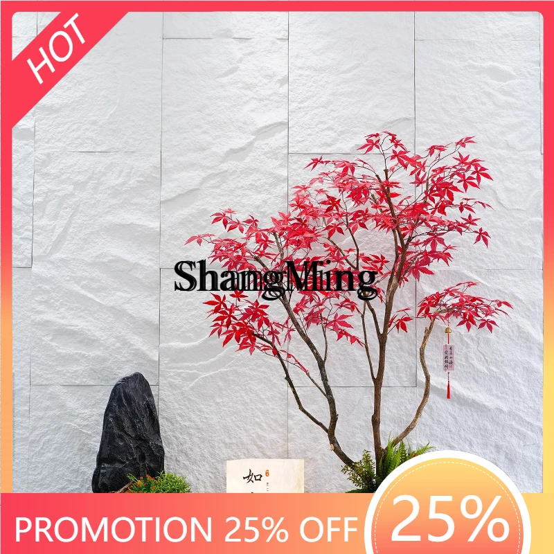 

Искусственное дерево ZYY: имитация клена, большое, для кейтеринга, отелей, зеленое растение, искусственное дерево, для помещений и улицы, напольное, простое украшение, ландшафтный дизайн