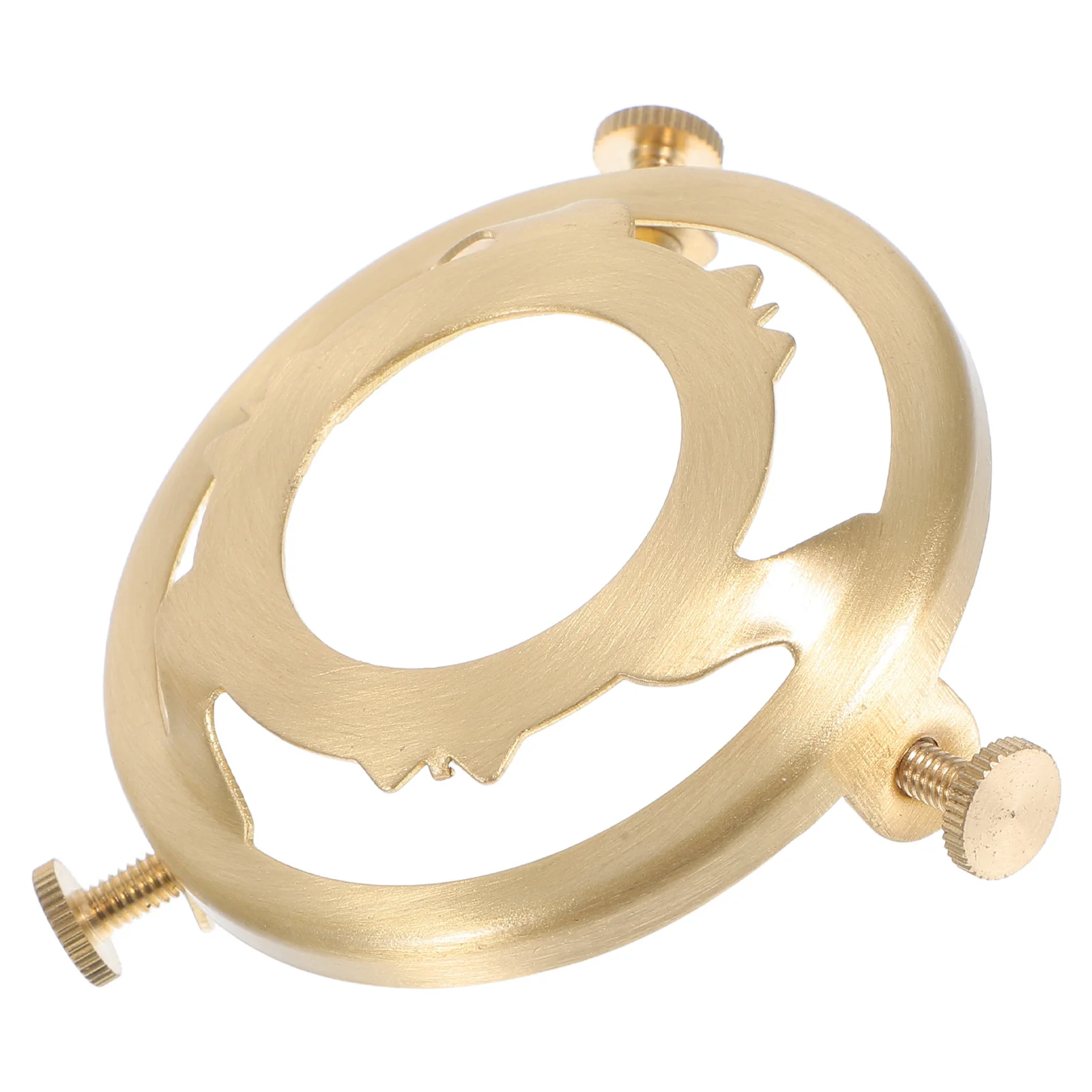 

Copper Lamp Holder Bracket Pure Copper 3-Hole Ring Reverse Mouth Clip For Table Lamp Parts Light Fixture Hardware Shade Support