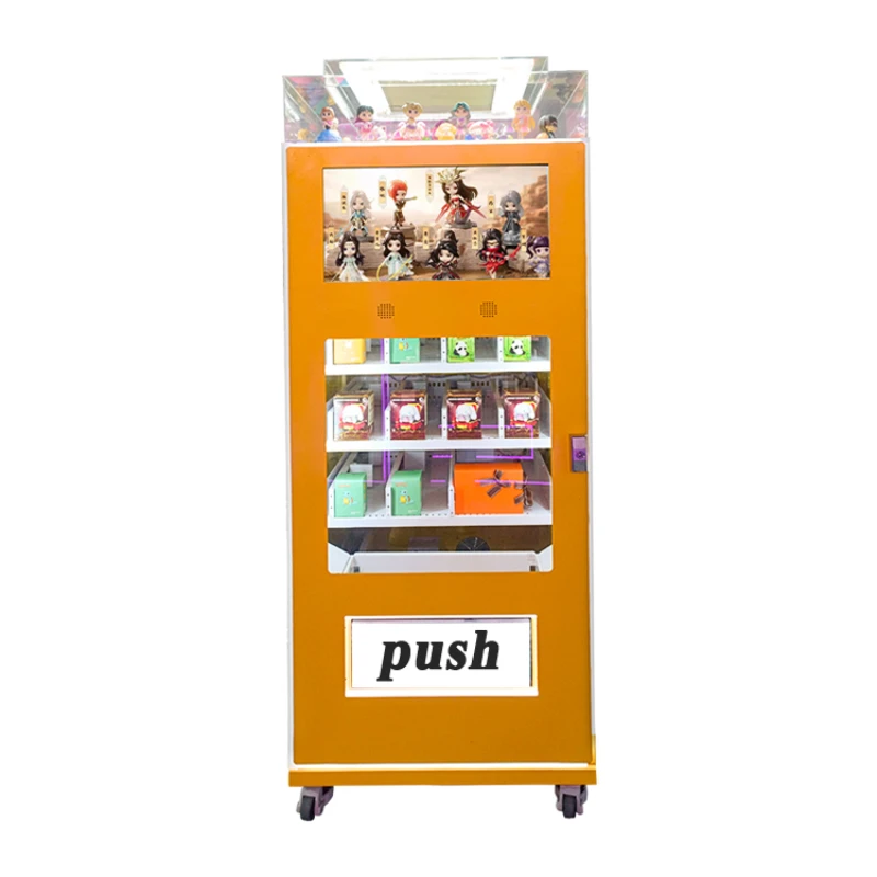 2024 new mini self-service vending machine blind box beverage multi-function spring vending machine for sale