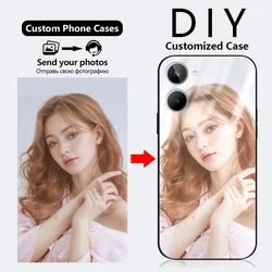 Silicone Custom Photo Case For OPPO Realme C63 C65 C67 C53 C55 C35 C33 C31 C30 C3 C21Y C21 C20 C15 DIY Design Glass Phone Cover