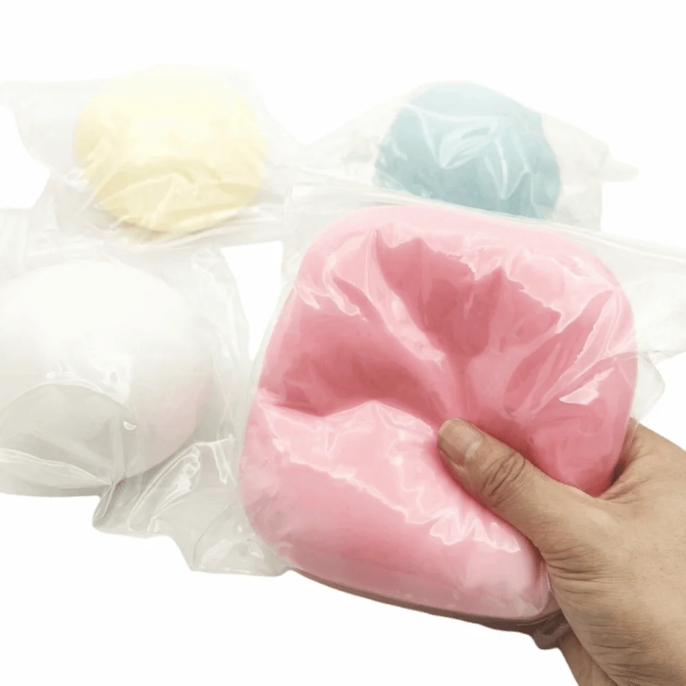New 10cm Size Fluid Cheese Ball Slow Rebound Anxiety Relief Squeeze Toy Anti-Stress Giant Slow Rebound Ball Travel Companion