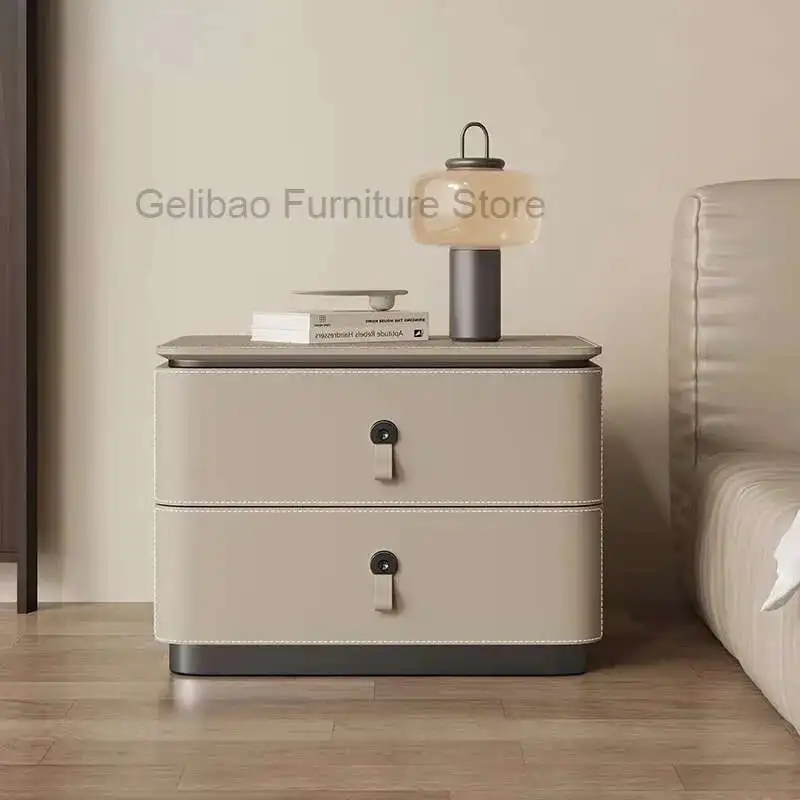 

Modern Storage Nightstand Nordic Simple Minimalist Italian Bedside Table Luxury Aesthetic Mesitaa De Noche Bedroom Furniture