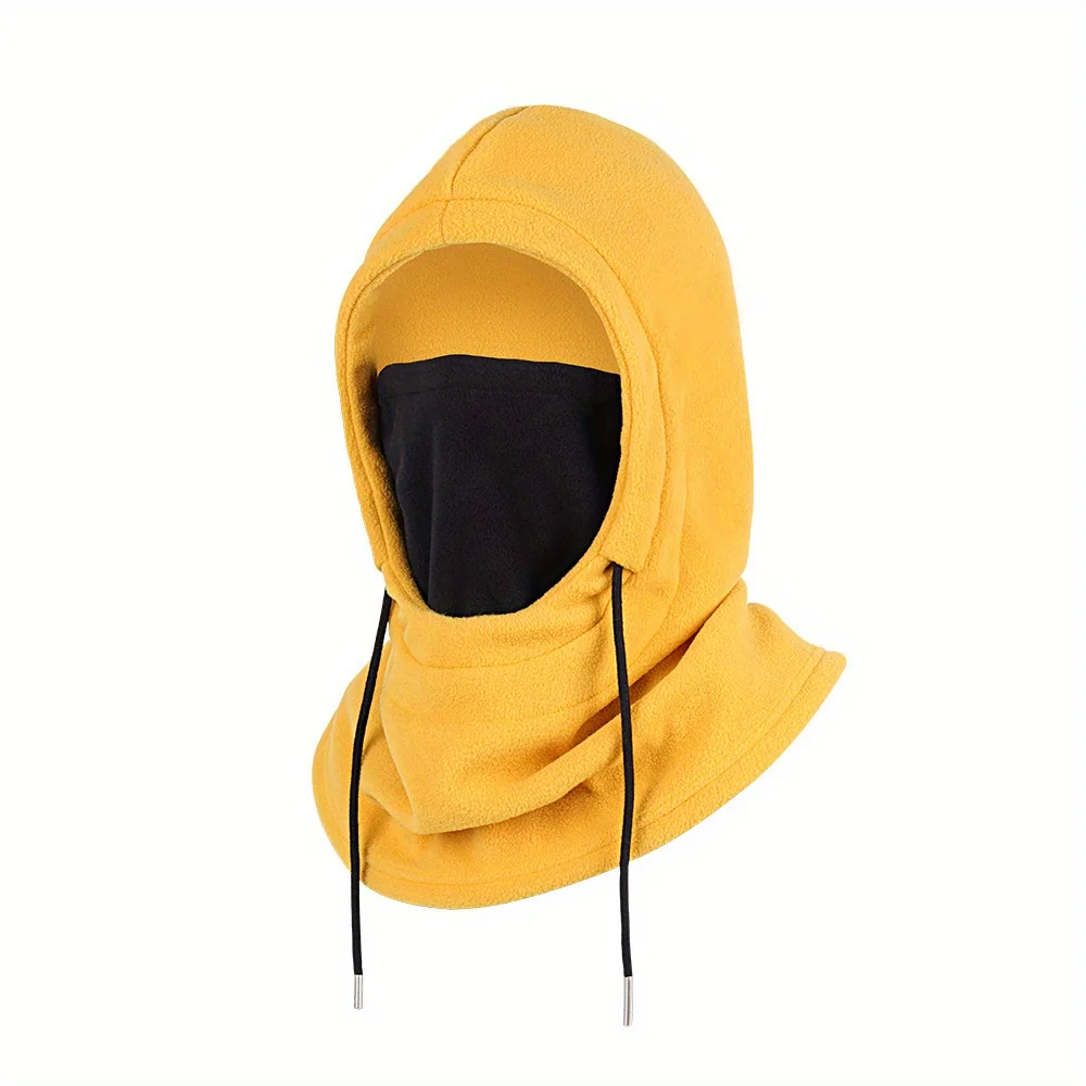 

Winter Face Mask Balaclava Design Windproof Fleece Lined Integrated Neck Warmer For Cycling Skiing Outdoor Sports