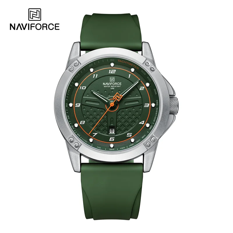 

NAVIFORCE Luxury Design Men's Watches Waterproof Military Sport Quartz Wristwatches Silicone Strap Luminous Clock Reloj Hombre