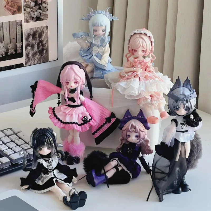 

Original The Lulu Elf Story Awakening Series Trendy Blind Box Bjd Movable Doll Action Figure Birthday Gift Desktop Ornament