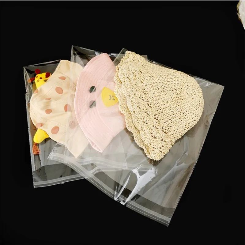 Opp Bag Self-adhesive Self-adhesive Bag Clothing fruits and vegetables Packaging Bag Transparent Plastic Bag Width 18cm