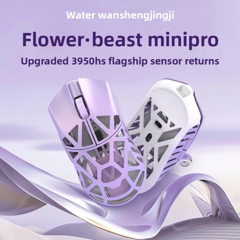 Wlmouse Beast X Mini Pro Magnesium Alloy Lightweight Wireless Gaming Mouse 8K PAW3950HS 30000DPI Online Driver Fast Response