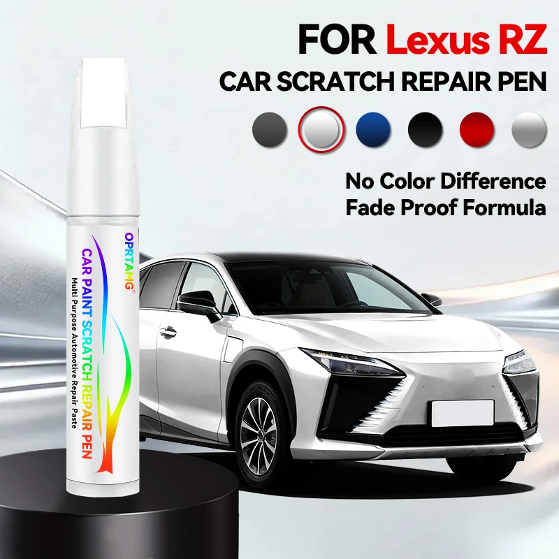 

Карандаш для ремонта автомобильной краски для Lexus RZ 2022-2025: аксессуары для устранения царапин, серый 1L1, белый 083, зеленый 6X4, синий 8X5, красный 3R1Purpos