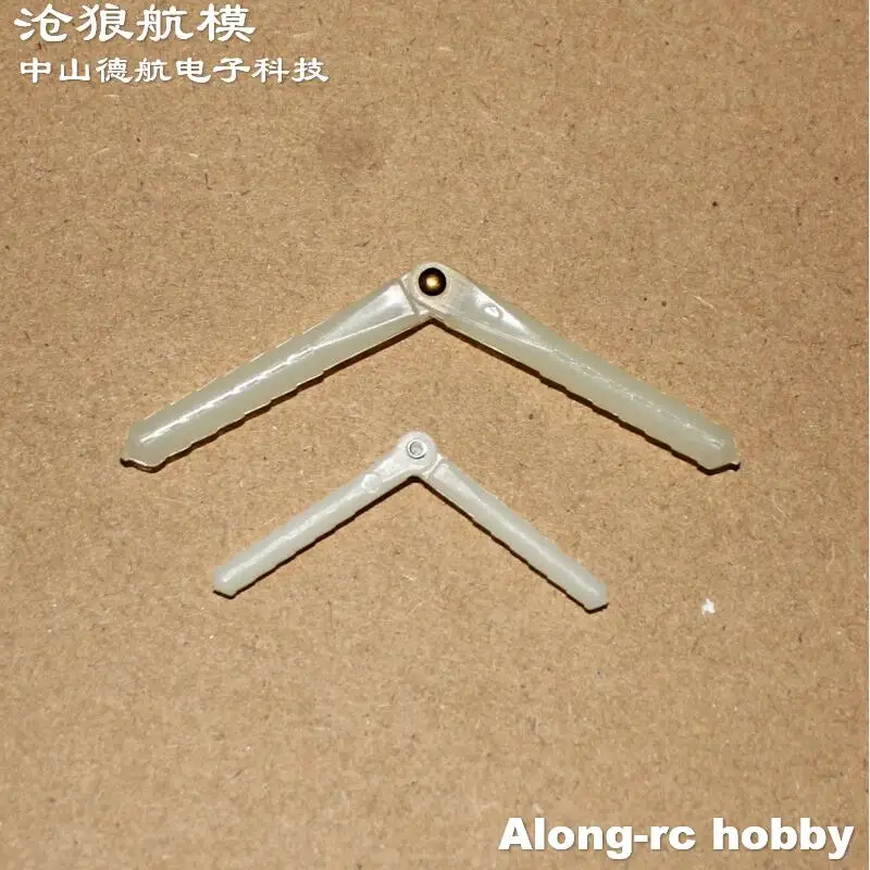 20pcs 4.5*67mm or 2.5*43mm Nylon Needle Hinge Linker for RC Airplane Rudder Aileron Hobby Plane  DIY Models Aircraft Spart Part