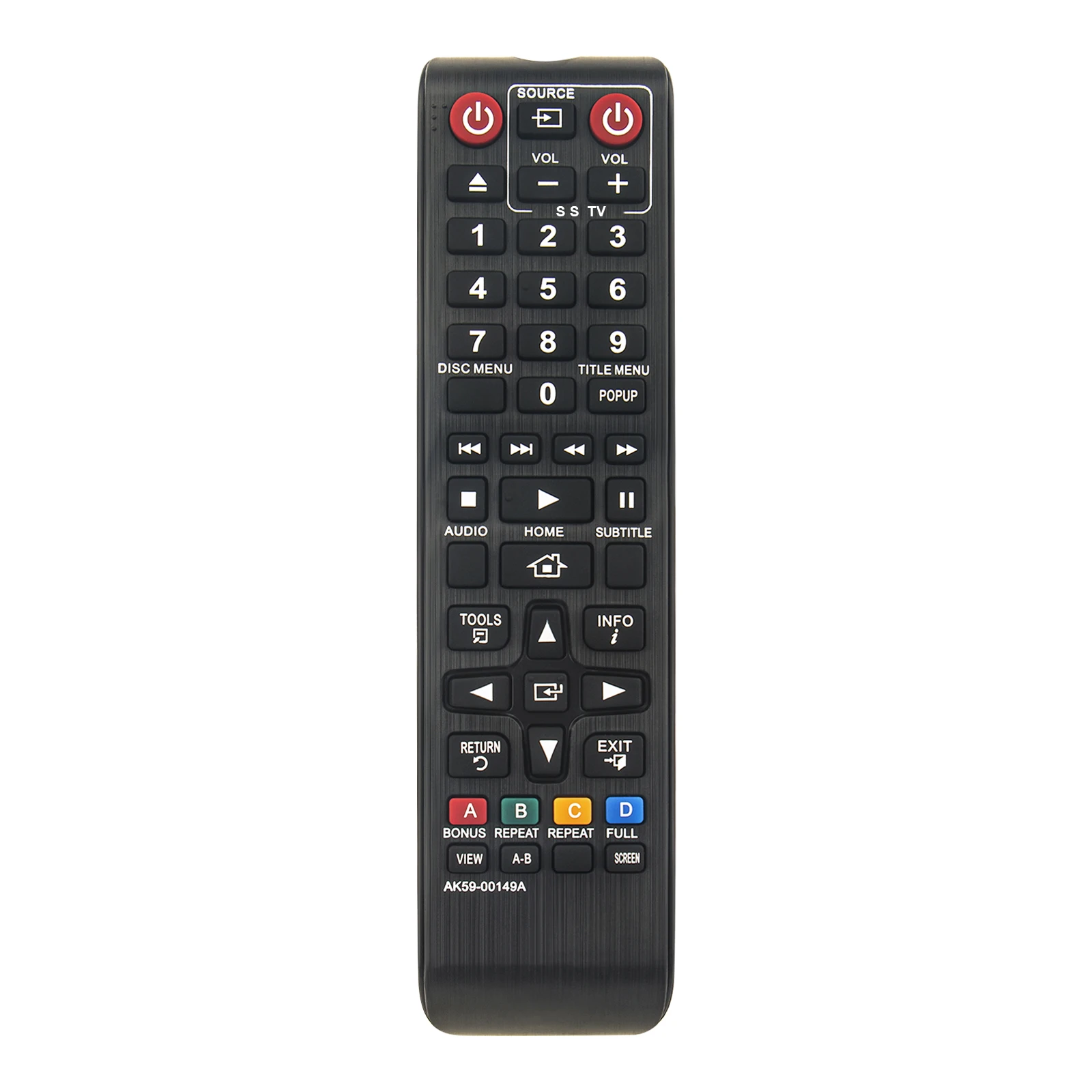 New Replacement Remote Control AK59-00149A Fit for Samsung DVD Blu Ray Disc Player BD-ES5000 BD-F5100 BD-ES5300 BD-J5100