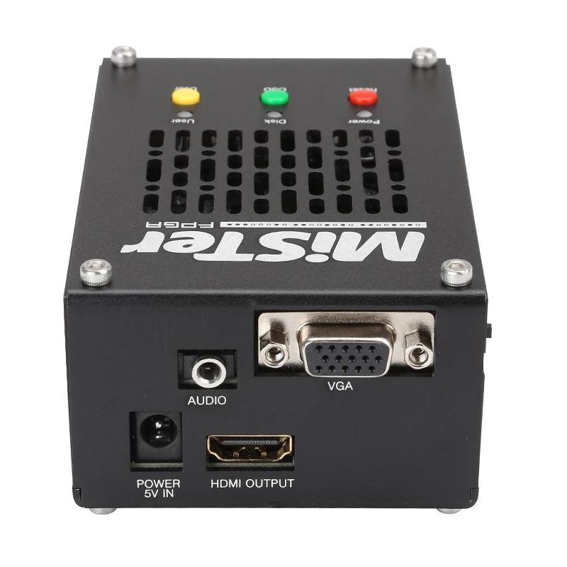 Konsol Video Game Retro Mister FPGA Baru dengan Casing Aluminium