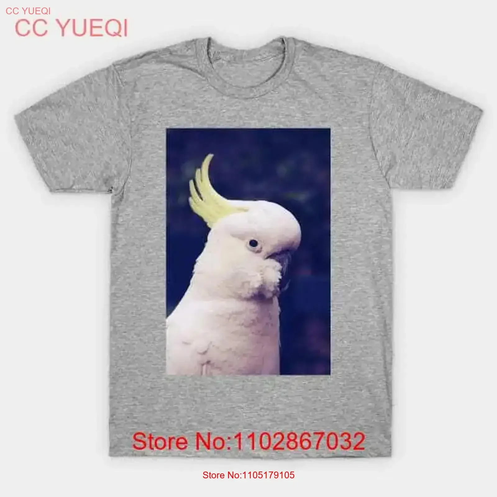 تي شيرت كوكاتو متوج الكبريت صنع في أستراليا تي شيرت S 5XL ملابس مصممة مغسولة عتيقة ممتدة ومتعددة الاستخدامات ومريحة وأنيقة