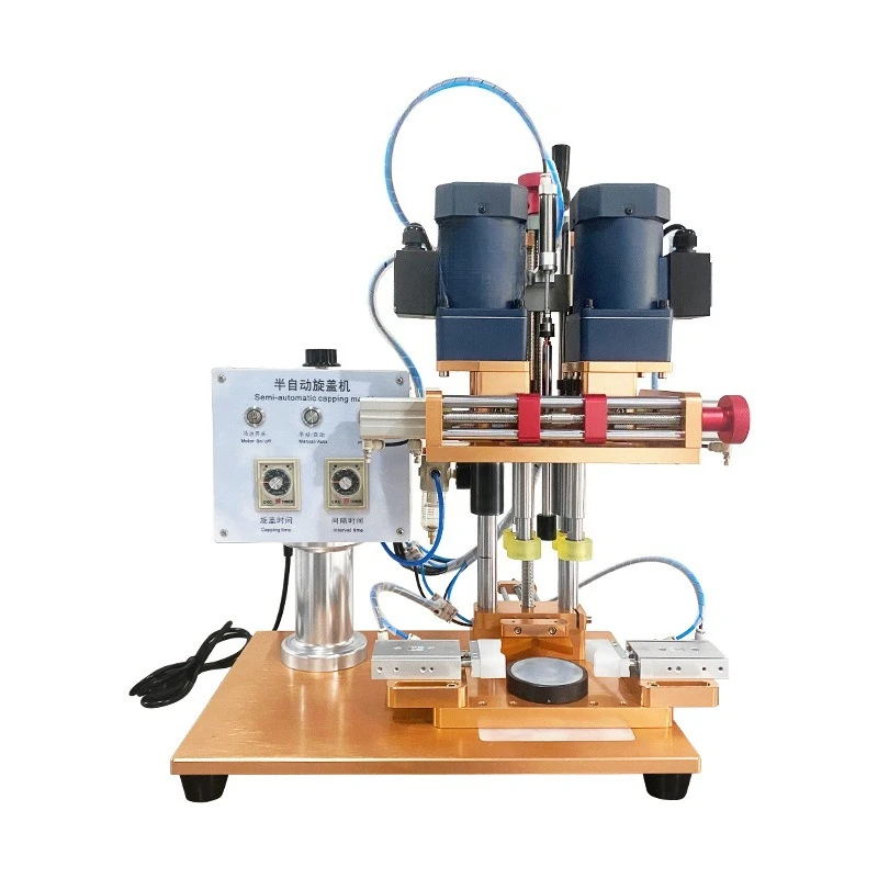Semi-automatic capping machine, glass bottle capping machine, pump head capping machine