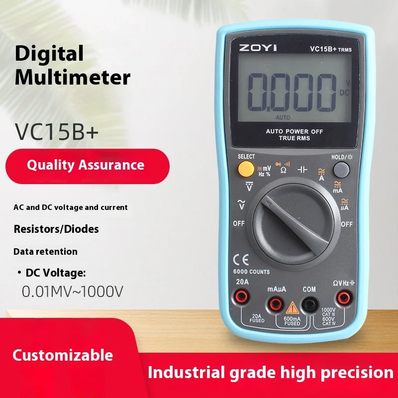 

High-precision automatic range multi-functional handheld VC15B+17B+ digital multimeter