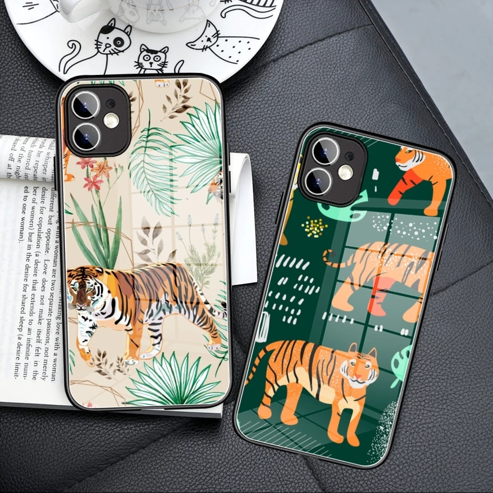 

Bengal Tigers Navy Phone Case Tempered Glass For IPhone 14 15 12 Pro 14 Plus 13 Pro MAX iphone Samsung S24 Ultra S23 FeCovers