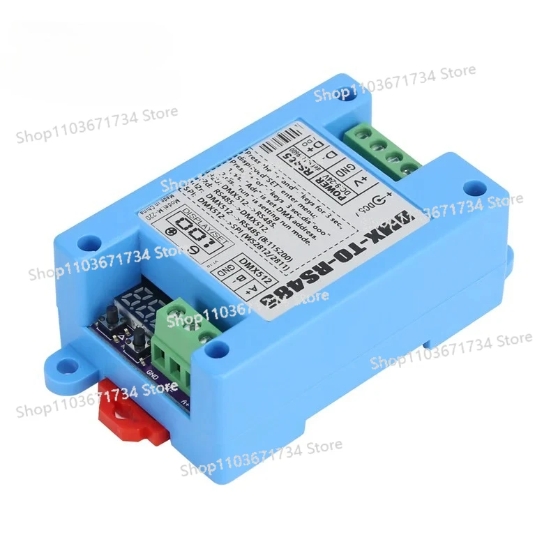 

DMX to RS485 Controller and RS485 to DMX Controller DMX512 Controller Accessory With/Without USB Adapter for Stage Lighting