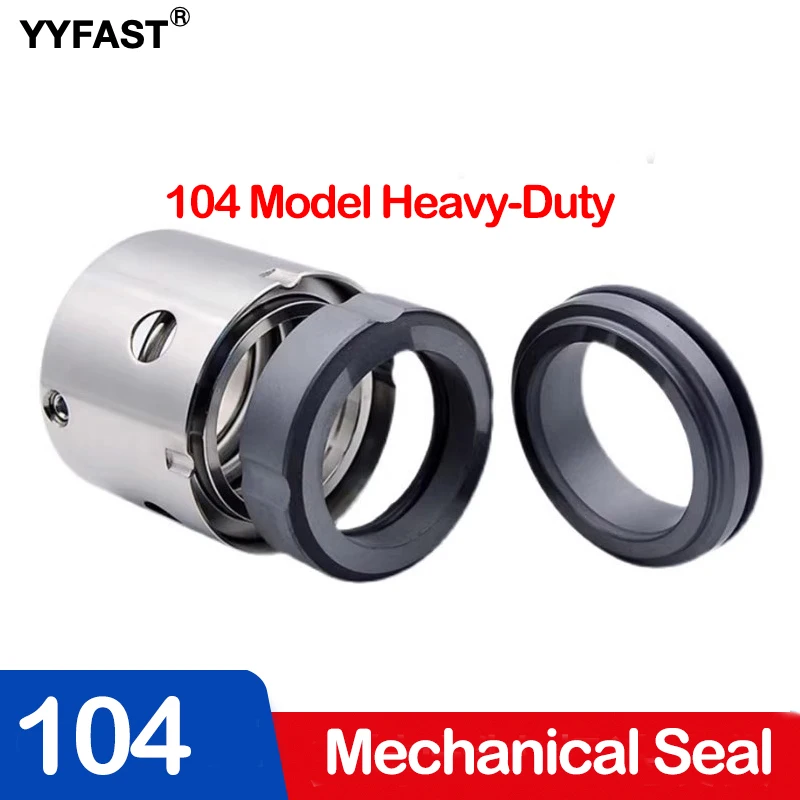 1Pcs,104 Model Heavy-Duty Mechanical Seal,18/20/22/25/28/30/32/35/40-120mm, Water Pump Seal,Mechanical Shaft Seal For Textile