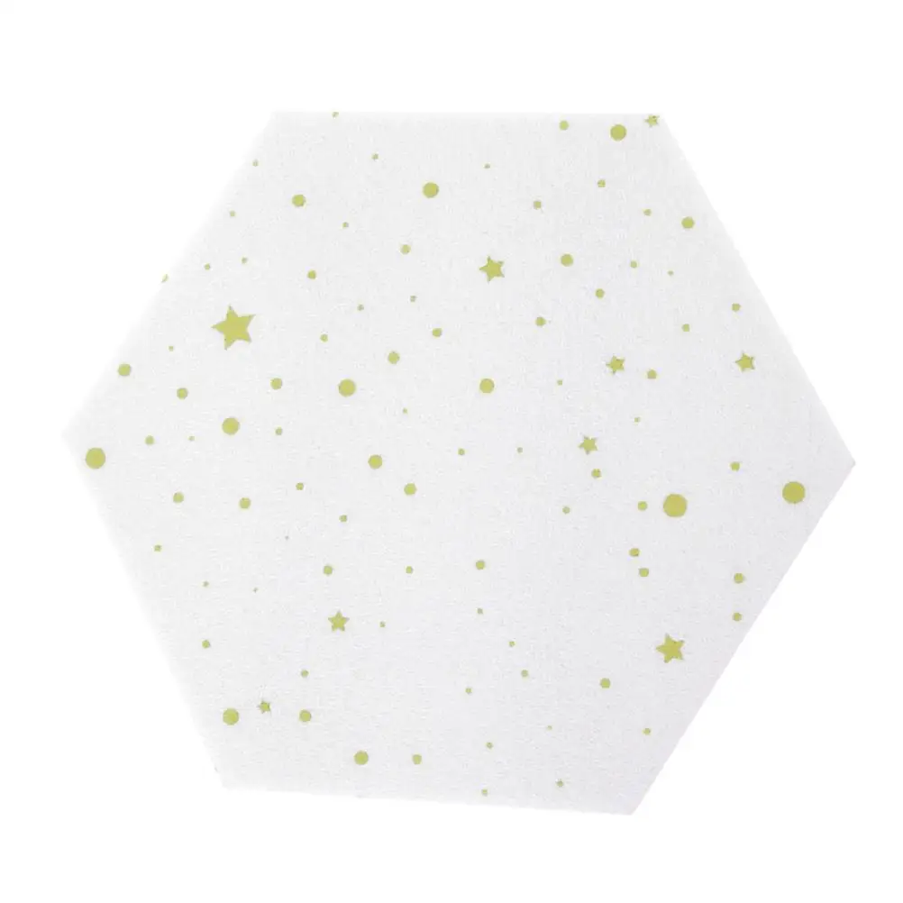 

Felt Board Wall Sticker Hexagon Tiles Photo DIY Decor Felt Material Practical Multi Functional Home Decor