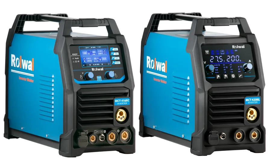 Multifunction Welder Combo Plasma Cutter, 6-In-1 Flux Core MIG/CUT/TIG/Stick/2T/4T, 200A MIG/TIG/MMA/40A CUT, 110V/220V MCT-420