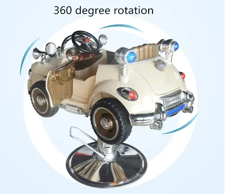 الأطفال قص الشعر مقعد الكرتون سيارة تصفيف الشعر كرسي الطفل وسادة مقعد رفع الشعر كرسي MP3 الموسيقى سيارة كرسي الحلاق بولي PU #6