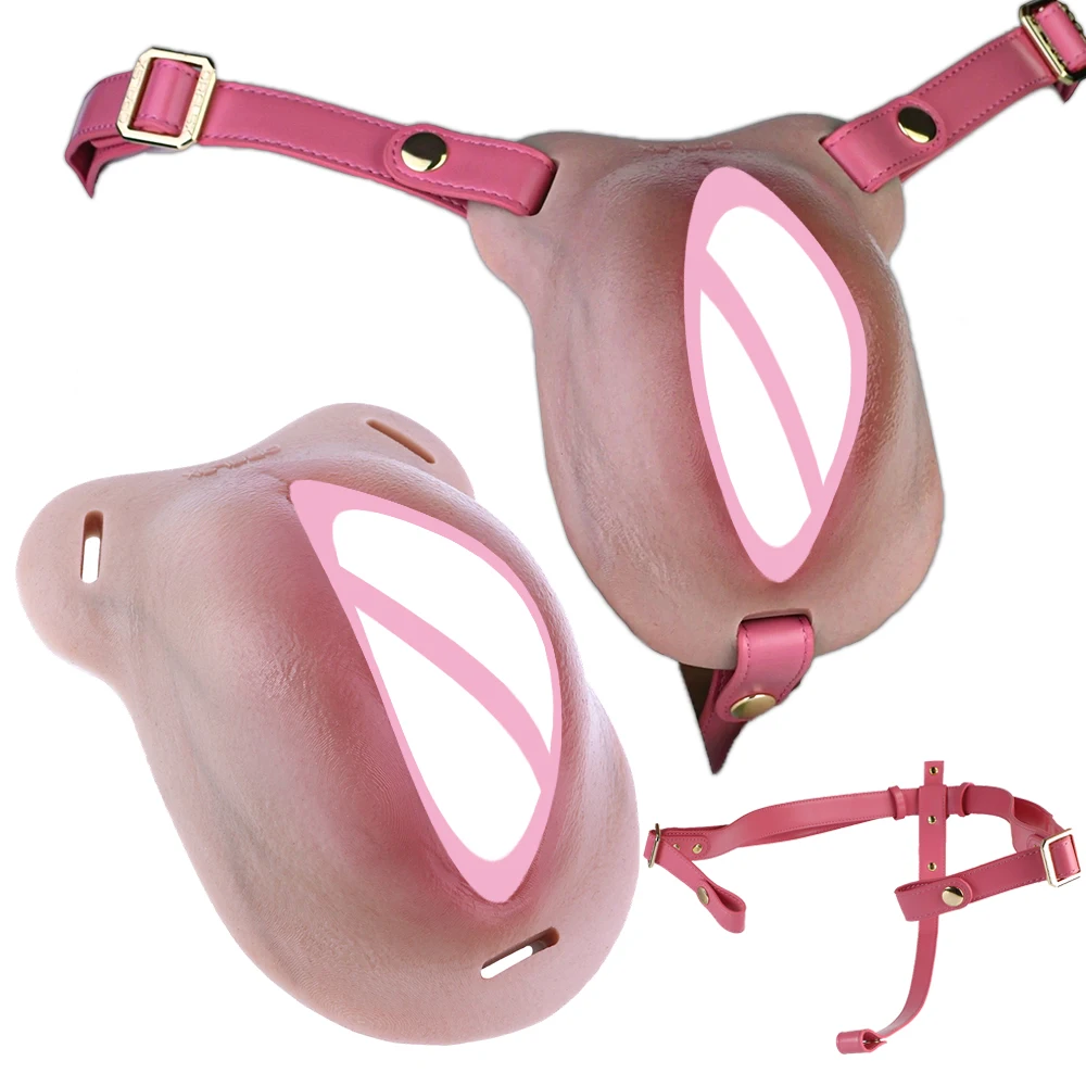 LEZEE Silicone Clitoris Pant Urethral Lock Insertable Chastity Cage Vaginal Wish Panty Underwear Strap On Femboy Penis Sleeve