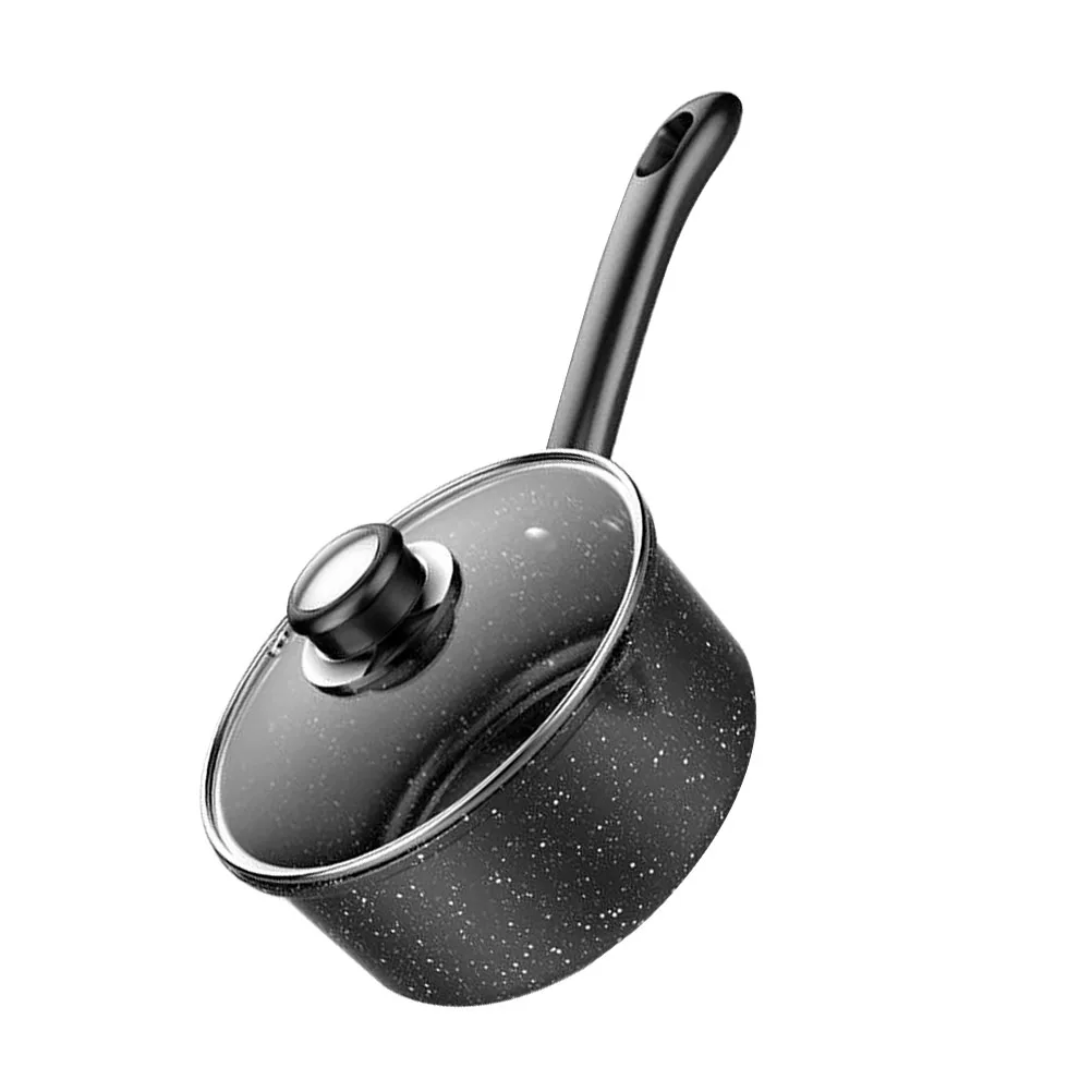

Maifan Stone Milk Pot Lightweight Iron Cooking Pan Conduction Even Bottom Easy Clean Kitchen Bartender
