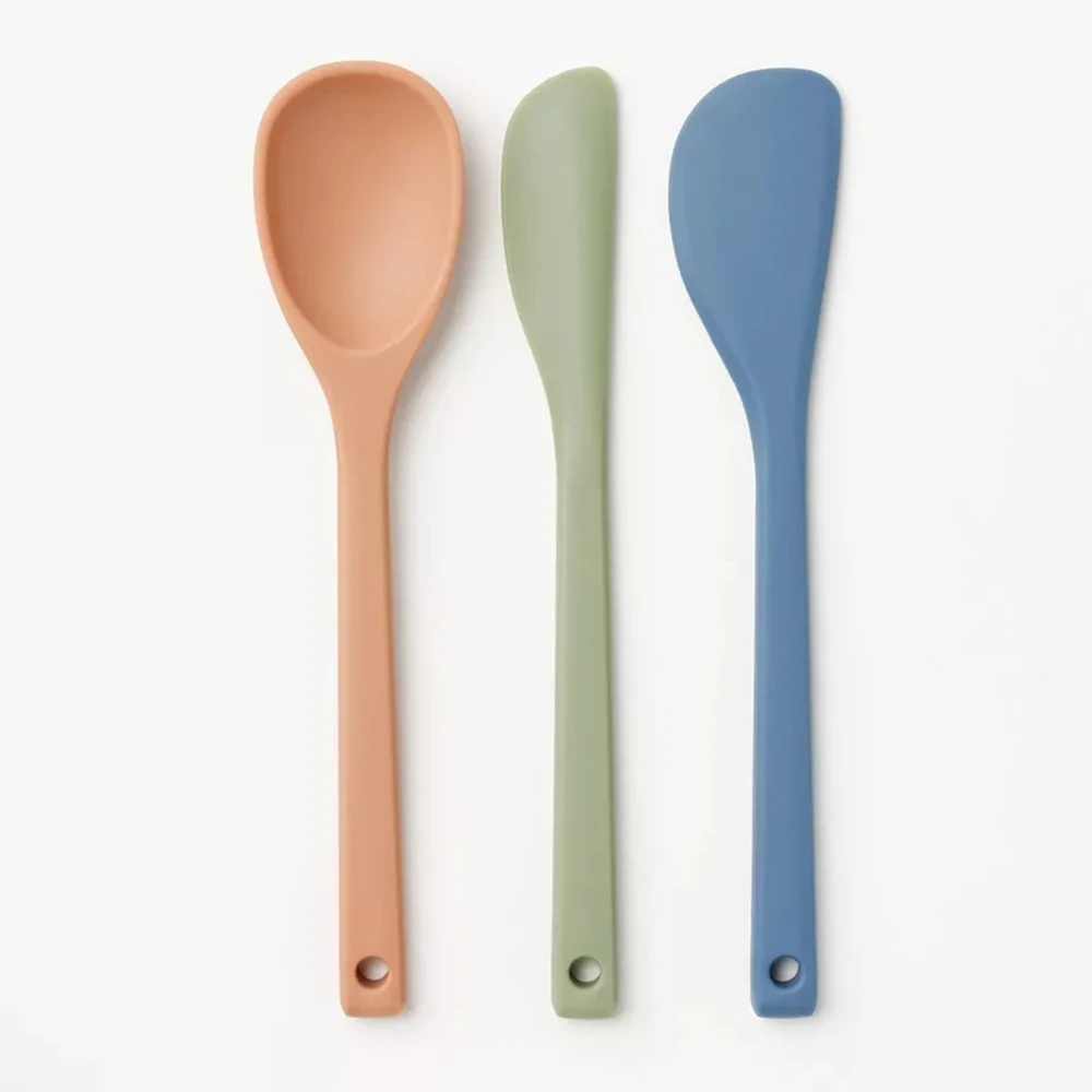 

Mini Silicone Spatula Set Of 3,Small Food Grade Rubber Spatula,Multicolored Silicone Utensils Set,Heat Resistant Up to 450°F