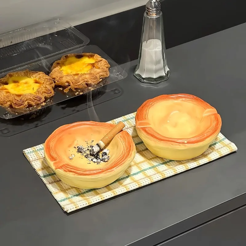 

Керамическая пепельница для яичного пирога, держатель для дыма, брызгозащищенная круглая пепельница, тарелка для приправ, мини-блюдце для салата, миска, аксессуары для дома, декор