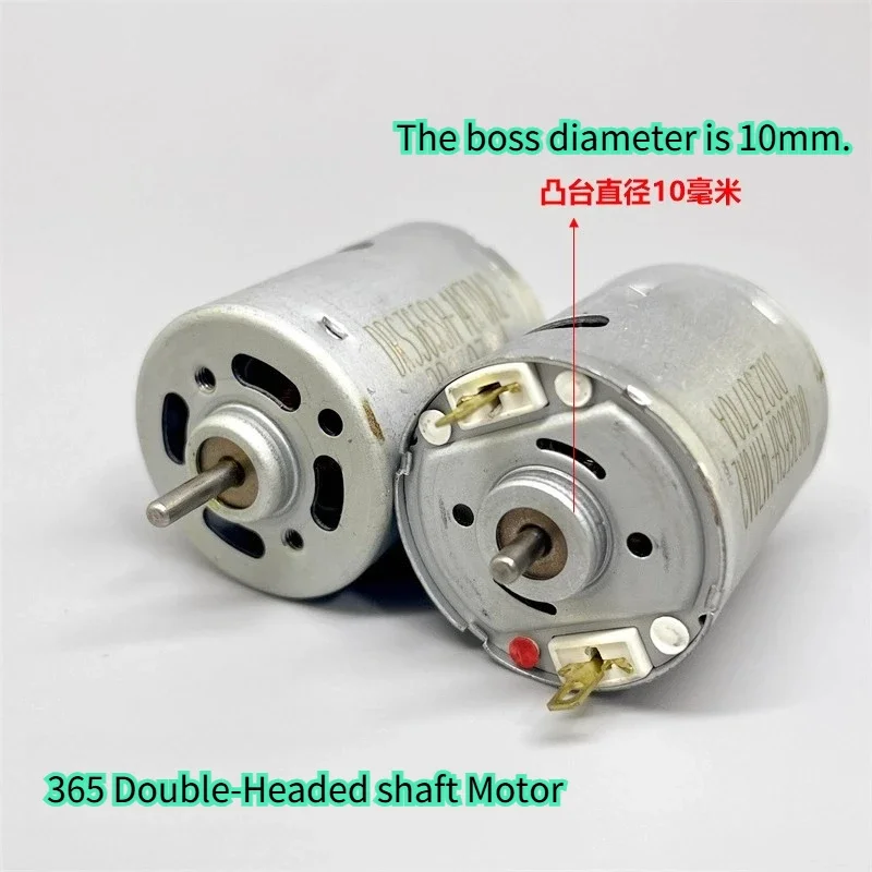 RS-365SH-14170 Mini Round Motor DC 6V 12V 18V 7772RPM Micro 365 Electric Motor Dual 2.3mm Shaft Large Torque For sweeper Robot