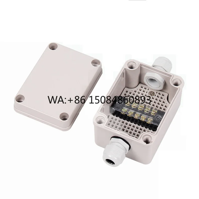 

80×110×70mm IP66 Multi-channel ABS Waterproof Terminal Box, Fiber Protection & Distribution Accessories for Industrial Control a