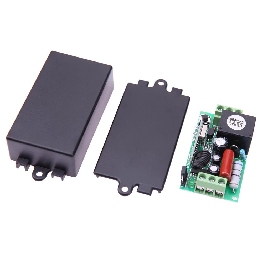 Receptor de interruptor de Control remoto inalámbrico de 315/433MHz AK-RK01S-220-A receptor de sistema de interruptor de Control remoto Universal