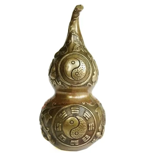 

Large Eight Trigrams Copper Gourd Hangers, Feng Shui Town Homestead, Wealth and Welfare Recruitment, Office, Home, and Entrance