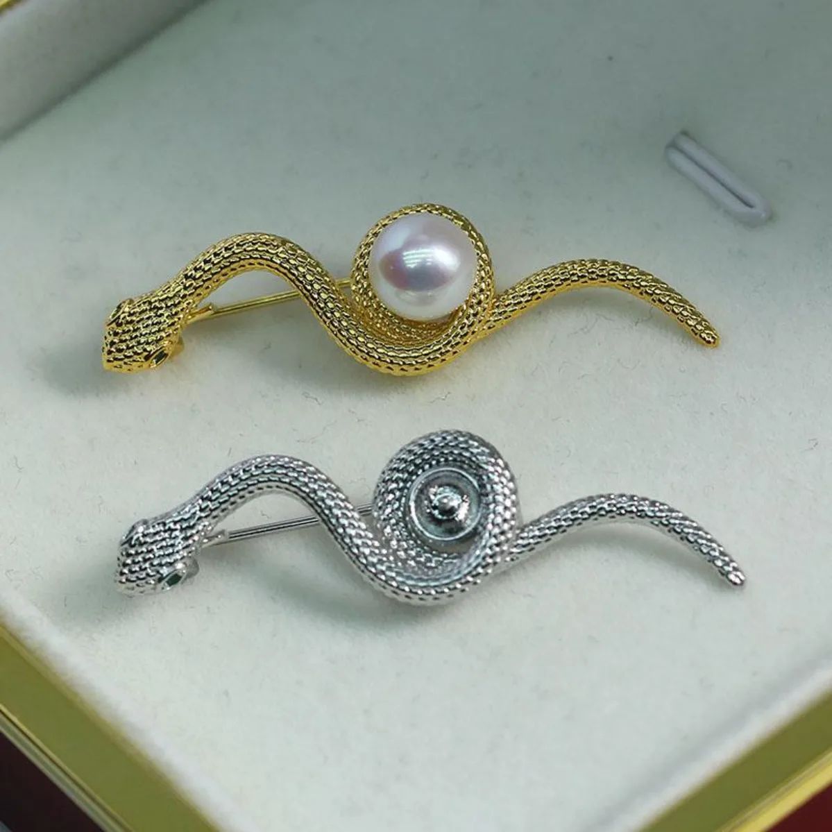 broche-de-cobra-enrolada-em-latao-banhado-a-ouro-acessorio-de-corsage-de-perolas-diy-de-luxo-novo-e-exclusivo