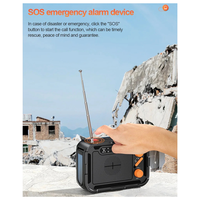 -A99Z 5000Mah Emergency Solar Radio Hand Crank Charging With FM AM WB NOAA Weather Radios LED Reading Flashlight Bank Charger