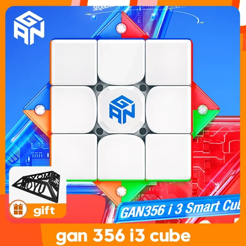 [GAN Smart Series] 356i3 icarry 12ui MG3AI Timer Magnetic UV ic White Cube - for Speedcubing and Collecting