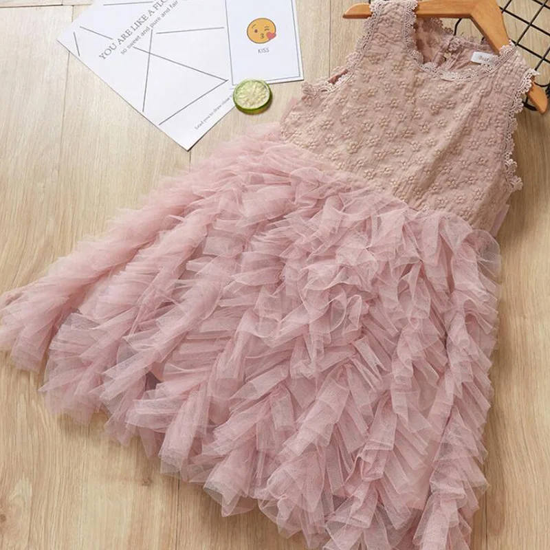 

Girls' Princess Dress Summer New Children's Full Dress Western Style Pettiskirt Baby DressYS-AX937